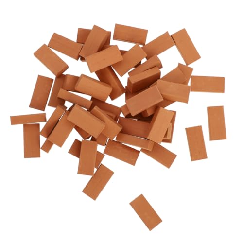 Toddmomy 200Stücke Mini Ziegelsteinmodell für DIY Puppenhaus Miniaturziegel für Sandtischdekoration Wiederverwendbare Micro Landschaftsziegelsteine für Kreative Modelle Toddmomy 200Stücke Mini Ziegelsteinmodell für DIY Puppenhaus Miniaturziegel für Sandtischdekoration Wiederverwendbare Micro Landschaftsziegelsteine für Kreative Modelle von Toddmomy