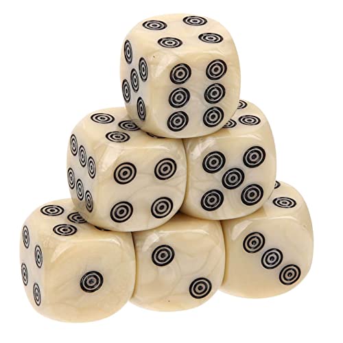 Toddmomy 20Stücke Acryl Würfel für Brettspiele Robuste Transparente Barwürfel für Rollenspiele und Tischspiele Hochwertige Dice Accessoires für Unterhaltsame Spielerfahrung von Toddmomy