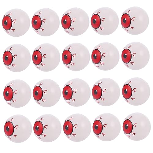 Toddmomy 20Stücke Halloween Augenball Gruselige Blutige Augen Für DIY Partys Und Dekorationen Halloween Schmuck Und Streichideen von Toddmomy