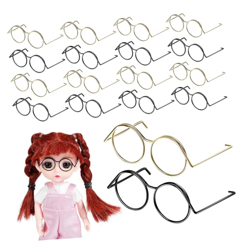 Toddmomy 20Stücke Mini Puppenbrillen Aus Metall Stilvolles Anziehzubehör Für Puppen Für Kreative Fotohintergründe Und Puppen Outfits Toddmomy 20Stücke Mini Puppenbrillen Aus Metall Stilvolles Anziehzubehör Für Puppen Für Kreative Fotohintergründe Und Puppen Outfits von Toddmomy