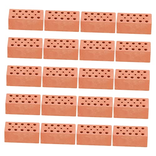 Toddmomy 20Stücke Miniaturziegel für DIY Sandtisch Dekoration Simulationsziegel für Kreative Modellbau Projekte für Architektur Puppenhaus und Themenpartys Toddmomy 20Stücke Miniaturziegel für DIY Sandtisch Dekoration Simulationsziegel für Kreative Modellbau Projekte für Architektur Puppenhaus und Themenpartys von Toddmomy