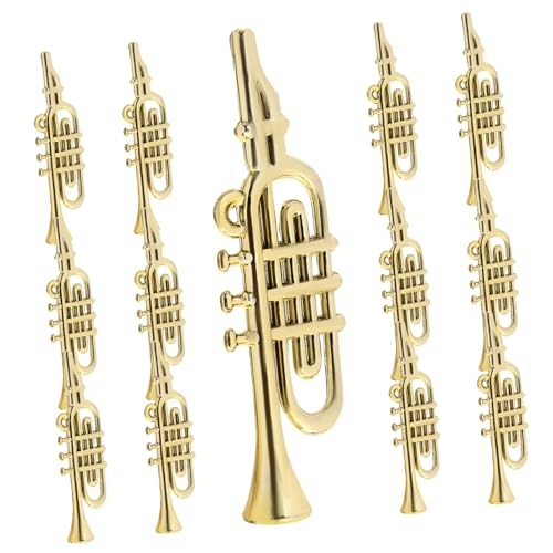 Toddmomy 20Stücke Teiliges Mini Musikinstrumente Weihnachtsdekoration DIY Ornament Für Weihnachtsbaum Für Kreative Und Partys von Toddmomy