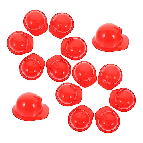 Toddmomy 20stücke Miniatur-bauhelm Aus Kunststoff Kreativer Für Puppen Hühnerhelm Dekorations-Accessoire Robust Und Langlebig Für Sammler Und Bastler von Toddmomy