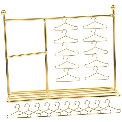 Toddmomy 21 Stück Teiliges Mini Kleiderständer aus Hochwertigem mit Kleinen Goldfarbenen Kleiderbügeln als Puppenkleidung Halter und Dekorativer Organizer für Puppenräume und Fotoshootings Toddmomy 21 Stück Teiliges Mini Kleiderständer aus Hochwertigem mit Kleinen Goldfarbenen Kleiderbügeln als Puppenkleidung Halter und Dekorativer Organizer für Puppenräume und Fotoshootings von Toddmomy