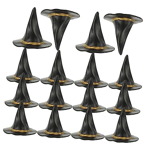 Toddmomy 24 Stück -Dekoration Mini-Halloween- -Ornamente Mini-Puppenmütze Party kleine Dekoration Gastgeschenke für Hexen Plastik Black Toddmomy 24 Stück -Dekoration Mini-Halloween- -Ornamente Mini-Puppenmütze Party kleine Dekoration Gastgeschenke für Hexen Plastik Black von Toddmomy