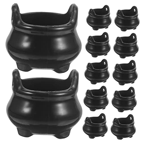 Toddmomy 24 Stück Hexenkesseldekoration Hexenminiatur Halloween-Figuren Mini Mini-Kessel Massenhexe winzig Artikel Kessel Mini Mikrolandschaftsdekor Mini Herd Plastik Black Toddmomy 24 Stück Hexenkesseldekoration Hexenminiatur Halloween-Figuren Mini Mini-Kessel Massenhexe winzig Artikel Kessel Mini Mikrolandschaftsdekor Mini Herd Plastik Black von Toddmomy