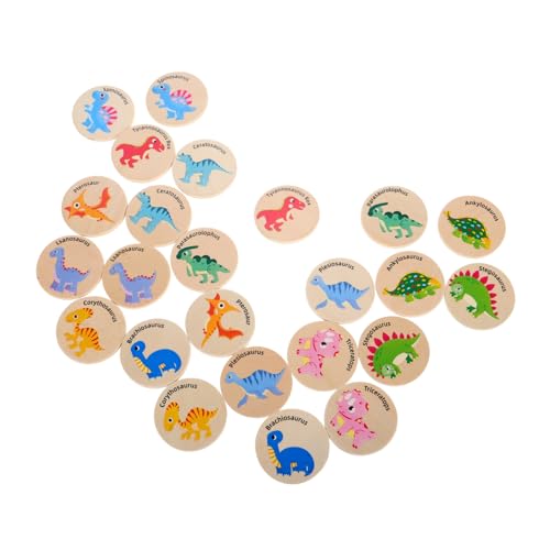 Toddmomy 24 Stück Dinosaurier Kinderpuzzle kinderspielzeug Lernspielzeug Dinosaurier holzspielzeug Manipulationen für Vorschulkinder Dinosaurierspielzeug aus Holz Holzspiele Toddmomy 24 Stück Dinosaurier Kinderpuzzle kinderspielzeug Lernspielzeug Dinosaurier holzspielzeug Manipulationen für Vorschulkinder Dinosaurierspielzeug aus Holz Holzspiele von Toddmomy
