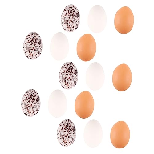 Toddmomy 24 Stück Mini-Ei-Modell Mini-Eier Eierfarbe Mini-Basteleier Miniatureier Eier Miniatur-Ei- Eier basteln Puppenstuben-Eier Mini-Modelle Harz von Toddmomy