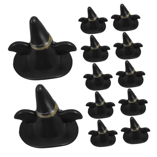 Toddmomy 24 Stück Miniatur Schwarz Hexenhüte für Puppenhaus und Bastelbedarf Dekoration für Halloween und DIY Projekte Kleine Strickmützen für Puppen und Schneemann Bastelarbeiten Toddmomy 24 Stück Miniatur Schwarz Hexenhüte für Puppenhaus und Bastelbedarf Dekoration für Halloween und DIY Projekte Kleine Strickmützen für Puppen und Schneemann Bastelarbeiten von Toddmomy