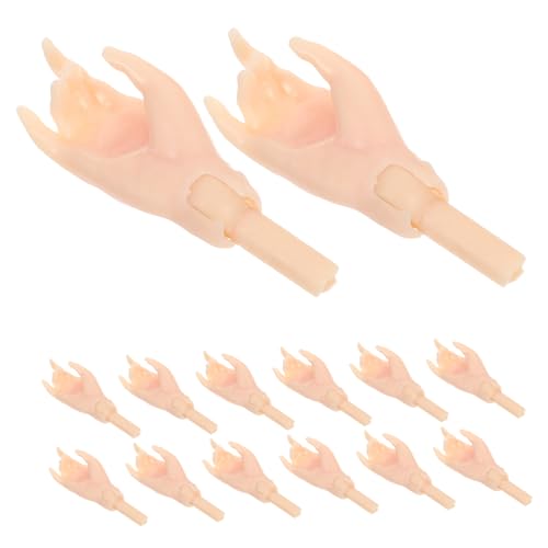 Toddmomy 24 Stück Puppenzubehör Miniaturpuppenhände Miniatur kleine Hände Körperteile Einer Puppe Puppenbetriebsvorräte Zubehör für Puppenkörper kleine Puppenhände Mini-Puppenteile Plastik Toddmomy 24 Stück Puppenzubehör Miniaturpuppenhände Miniatur kleine Hände Körperteile Einer Puppe Puppenbetriebsvorräte Zubehör für Puppenkörper kleine Puppenhände Mini-Puppenteile Plastik von Toddmomy