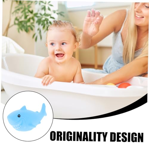Toddmomy 24 Stück Teiliges Badespielzeug aus Sicherem Vinyl Bunte Quietschtier Badeenten Haie Wasserfest für Junge Mädchen Pool und Badewannenspiele Partydeko für Kindergeburtstag und von Toddmomy