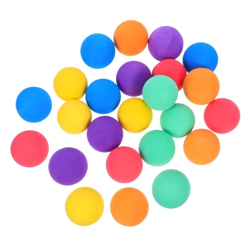 Toddmomy 24 Stück Teiliges Eva Schwammball Bunte Weiche Entspannungsbälle für Fördern Feinmotorik Stressabbauendes für Partygeschenke und Indoor spielspaß von Toddmomy