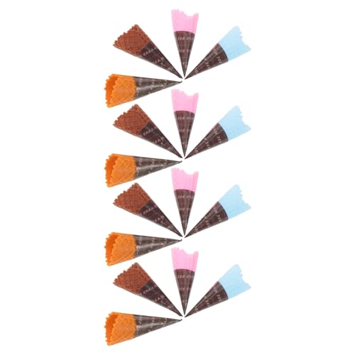 Toddmomy 24 Stück Teiliges Realistischer Eiswaffel Leichtem Material Detailgetreue Künstliche Dessert-deko für DIY Bastelprojekte Play Laden Partydekoration Toddmomy 24 Stück Teiliges Realistischer Eiswaffel Leichtem Material Detailgetreue Künstliche Dessert-deko für DIY Bastelprojekte Play Laden Partydekoration von Toddmomy