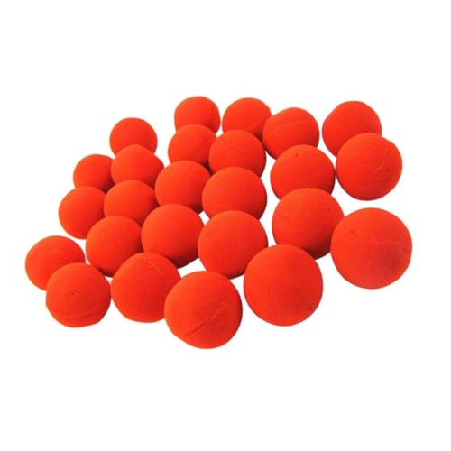 Toddmomy 24 Stück Teiliges Schwamm Clown Nasen Einheitsgröße für Erwachsene Lustiges Kostümzubehör für Halloween Weihnachten Karneval und Partyveranstaltungen von Toddmomy