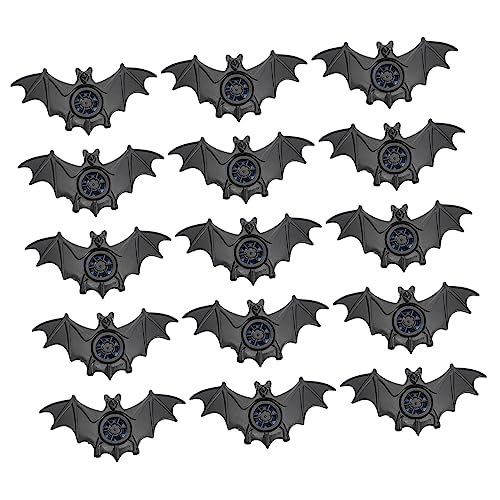 Toddmomy 24 Stück Teiliges Set Bunte Halloween Fledermaus Mundpfeifen Kreative Plastikspielzeuge für Kindergeburtstag Party Giveaways und Halloween Feiern von Toddmomy
