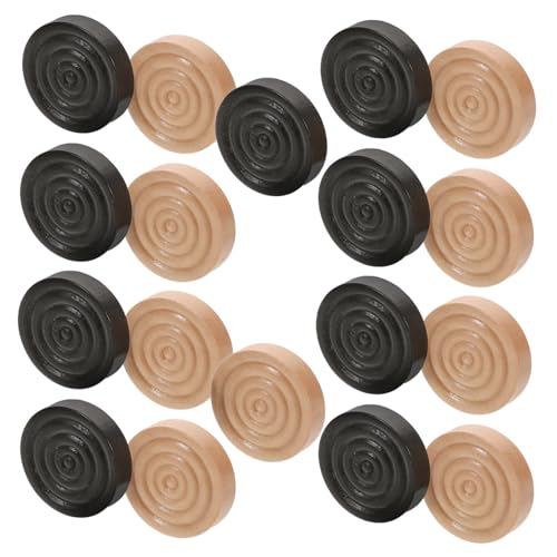 Toddmomy 24 Stück Teiliges aus Holz Schachfiguren Runde Gewindeartige Spielsteine für Dame Schach und Hochwertige Tischspiel Zubehörteile Vielseitig Einsetzbar Toddmomy 24 Stück Teiliges aus Holz Schachfiguren Runde Gewindeartige Spielsteine für Dame Schach und Hochwertige Tischspiel Zubehörteile Vielseitig Einsetzbar von Toddmomy