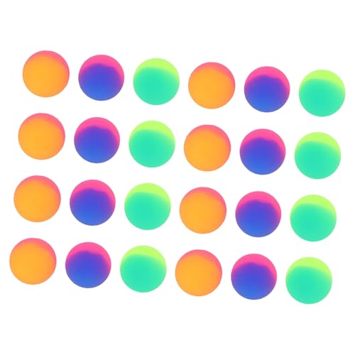 Toddmomy 24 Stück hüpfendes Ballspielzeug für Gummiball Spielplatz Indoor Flummi Hüpfball für aufgeben Bälle im Freien von Toddmomy