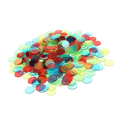 Toddmomy 240Stücke Kunststoff Bingo Chips Transparente Spielmarken Zufälligen Farben für Bingo Spiele Nächte Lernspiele und Belohnungen der Schule Toddmomy 240Stücke Kunststoff Bingo Chips Transparente Spielmarken Zufälligen Farben für Bingo Spiele Nächte Lernspiele und Belohnungen der Schule von Toddmomy