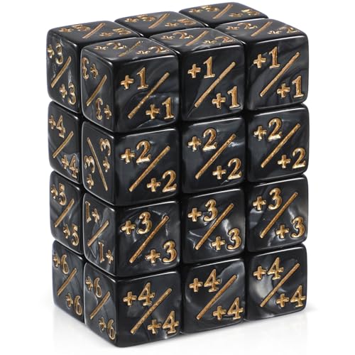 Toddmomy 24Stücke Acryl Token Würfel für Kartenspiele Mathe Lernspiele Kinderaktivitäten Hochwertiges Design Geeignet für Tischspiele und Kreative Spielideen von Toddmomy