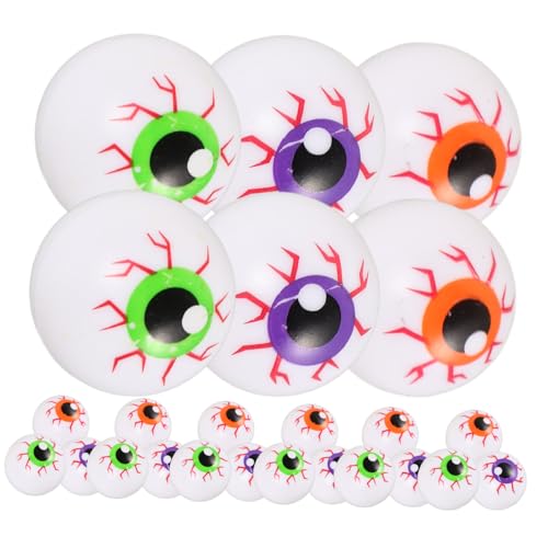Toddmomy 24Stücke Halloween Augäpfel Realistische Kunststoff Dekoration Leuchtende Hüpfbälle für Grusel Partys Basteln und Horror Requisiten für Süßes oder Saures Toddmomy 24Stücke Halloween Augäpfel Realistische Kunststoff Dekoration Leuchtende Hüpfbälle für Grusel Partys Basteln und Horror Requisiten für Süßes oder Saures von Toddmomy