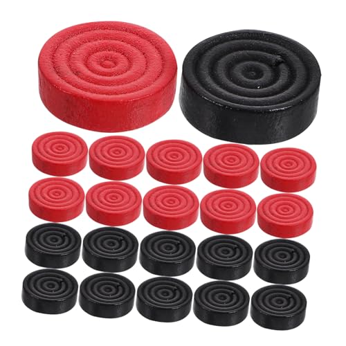 Toddmomy 24 Stück Holz Schachfiguren Ersatzteile für Brettspiele Rundes Design Leicht Transportierbar Spielzubehör für Schach und Dame Toddmomy 24 Stück Holz Schachfiguren Ersatzteile für Brettspiele Rundes Design Leicht Transportierbar Spielzubehör für Schach und Dame von Toddmomy