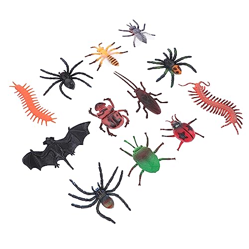 Toddmomy 24st Simulierte Insekten Lustiges Spielzeug Gefälschtes Spinneninsekt Gefälschte Spinnenrequisiten Lebensechte Insekten Aus Kunststoff Tierdekor Halloween Dekorationen Plastik Kind von Toddmomy