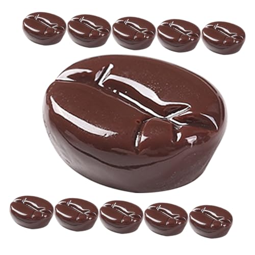 Toddmomy 25 Stück Künstliche Kaffeebohnen Teiliges Harz Dekoration Realistische Simulation Fotorequisiten für DIY Schmuck und Dekor Innenbereich Toddmomy 25 Stück Künstliche Kaffeebohnen Teiliges Harz Dekoration Realistische Simulation Fotorequisiten für DIY Schmuck und Dekor Innenbereich von Toddmomy