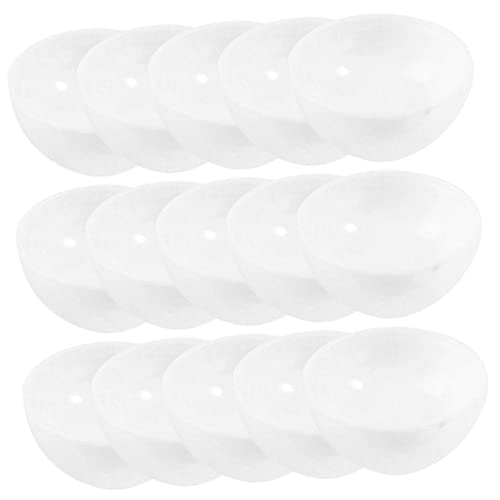 Toddmomy 25 Stück Mini-Bowl-Modell Miniatur-puppenhauszubehör Minischalen Für Puppenhaus Mini-küchenzubehör Klein Miniaturen Miniatur-schüssel- Plastik Weiß von Toddmomy