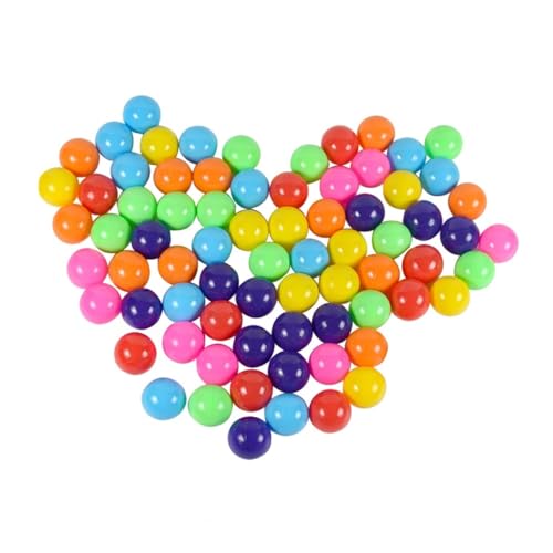 Toddmomy 25 Stück Teiliges Spielbecken Bunte Kunststoffbälle für Spielzelt Poolspielzeug Farben Gemischt Sicher Geruchlos für Geburtstagsfeiern und Indoor Outdoor Nutzung von Toddmomy