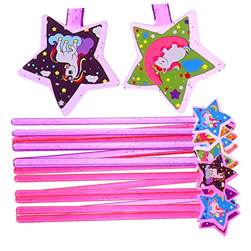 Toddmomy 25 Stück Teiliges Zauberstäbe Bunte Stern Zauberstäbe für Partys für Mädchen für Halloween und Andere Festlichkeiten von Toddmomy