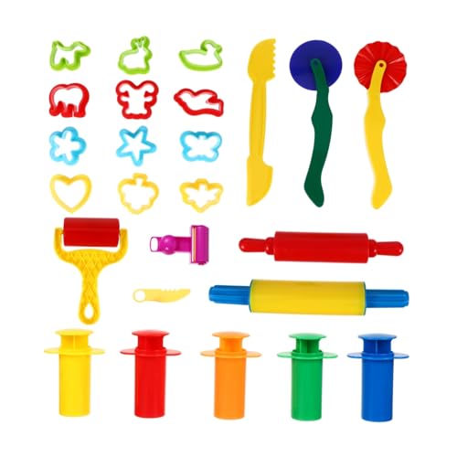 Toddmomy 25Stücke Teiliges Knete Set für Kreatives Teigwerkzeug Set mit Formen und Extruderwerkzeugen für Endlose Bastelprojekte und Kreative Spielstunden Fördert die Motorischen Toddmomy 25Stücke Teiliges Knete Set für Kreatives Teigwerkzeug Set mit Formen und Extruderwerkzeugen für Endlose Bastelprojekte und Kreative Spielstunden Fördert die Motorischen von Toddmomy