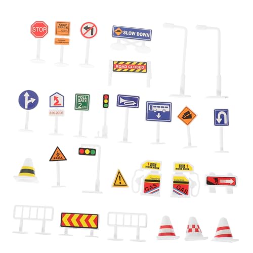 Toddmomy 28Stücke Teiliges Verkehrszeichen Set für Realistische Straßenschilder Verkehrsspielzeug für Frühe Bildung Rollenspiel Set zur Verkehrserziehung Toddmomy 28Stücke Teiliges Verkehrszeichen Set für Realistische Straßenschilder Verkehrsspielzeug für Frühe Bildung Rollenspiel Set zur Verkehrserziehung von Toddmomy