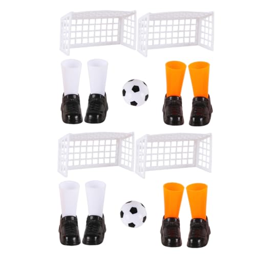 Toddmomy 2Er Set Mini Spielspielzeug Fußballspielzeug Finger Basketball Schießspiel Fußballspielbrett Finger Fußballspiel Lustiges Finger Fußball Tortenaufsatz Kunststoff von Toddmomy