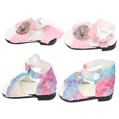 Toddmomy 2Paare Mini Puppenschuhe Kreative Handgefertigte Sommerschuhe Für Puppen Für Vielseitig Puppendekoration Oder Mini Hausaccessoire von Toddmomy