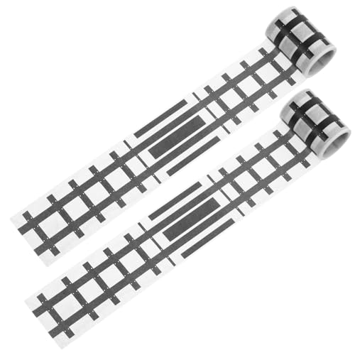 Toddmomy 2rollen DIY Straßenklebeband Für Junge Mädchen Flexibles Eisenbahngleis Aufkleber Kreative Verkehrsszenen Für Spielzeugautos Und Modelleisenbahnen Toddmomy 2rollen DIY Straßenklebeband Für Junge Mädchen Flexibles Eisenbahngleis Aufkleber Kreative Verkehrsszenen Für Spielzeugautos Und Modelleisenbahnen von Toddmomy