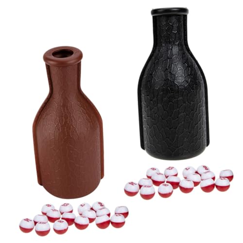 Toddmomy 2Sätze Billard Shaker Flasche Set Teiliges Kunststoff Requisiten Set Für Snooker Und Billard Für Spiele Für Billardliebhaber von Toddmomy