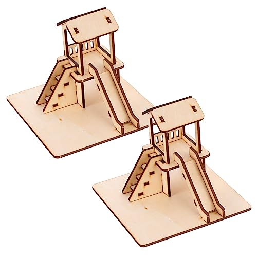 Toddmomy 2Sätze DIY Holzspielzeug Für Lernspielzeug Mit Holzrutsche Pädagogisches Puzzle Kreative Baukästen Für Montessori Ab Jahren Toddmomy 2Sätze DIY Holzspielzeug Für Lernspielzeug Mit Holzrutsche Pädagogisches Puzzle Kreative Baukästen Für Montessori Ab Jahren von Toddmomy