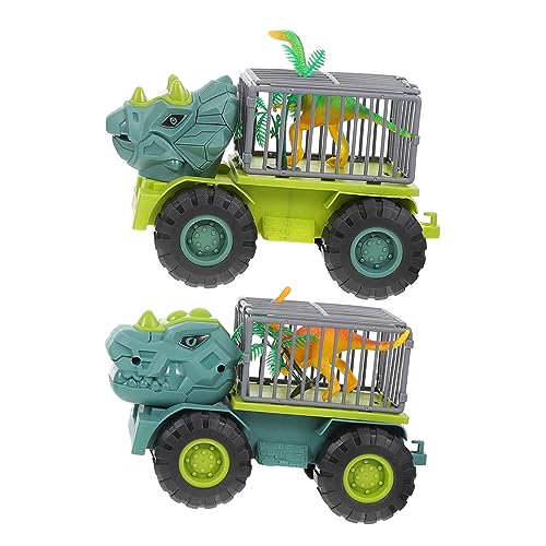 Toddmomy 2Sätze Dino Transporter Dinosaurier LKW mit Trägheitsantrieb für Interaktives für Jungen Ab Jahren Fördert Praktische Fähigkeiten und Kreativität Toddmomy 2Sätze Dino Transporter Dinosaurier LKW mit Trägheitsantrieb für Interaktives für Jungen Ab Jahren Fördert Praktische Fähigkeiten und Kreativität von Toddmomy