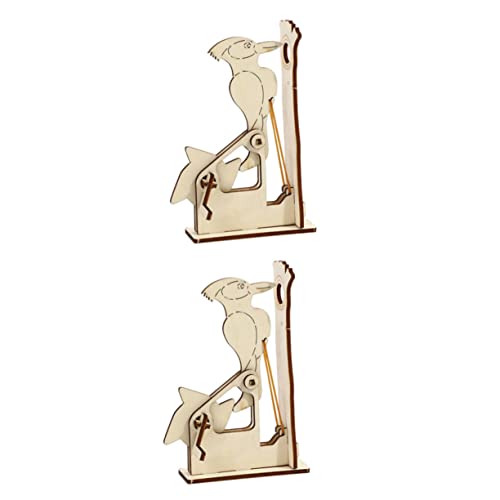 Toddmomy 2Sätze Holzmontage Puzzle DIY Woodpecker Modell für Pädagogisches Handwerksmontage und Hausschmuck für Kreative Bastelstunden Toddmomy 2Sätze Holzmontage Puzzle DIY Woodpecker Modell für Pädagogisches Handwerksmontage und Hausschmuck für Kreative Bastelstunden von Toddmomy