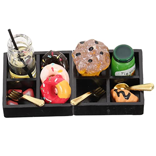 Toddmomy 2Sätze Küchenzubehör Teiliges Puppenhaus Zubehör Mit Mini Kaffeetasse Und Mini Kuchenplatte Für Kreative Teepartys Und Rollenspiele von Toddmomy