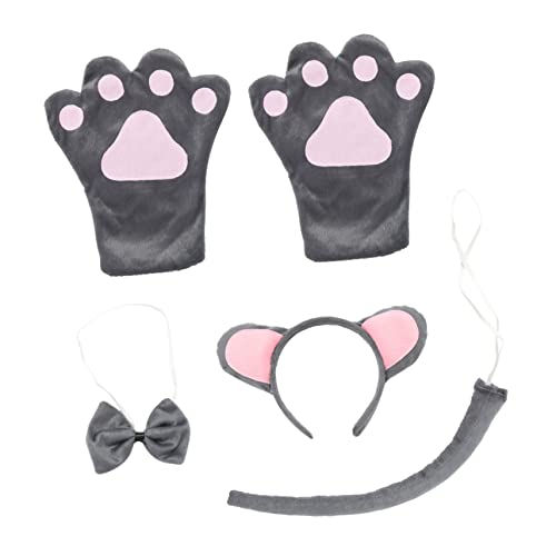 Toddmomy 2Sätze Mäuse Kostüm Set Tierische Und Haarband Für Erwachsene Für Halloween Geburtstagsfeiern Und Cosplay Events von Toddmomy