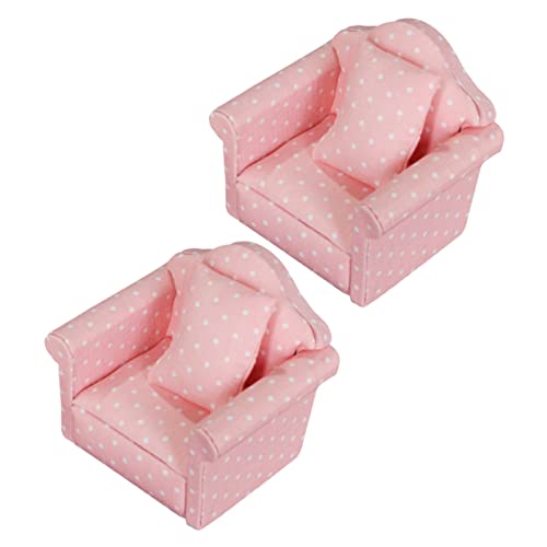 Toddmomy 2Sätze Puppenhaus Möbel Couch Kissen für Puppenhaus Kleine Couch für Wohnkultur und Kinderzimmer Dekoration für DIY Puppenhaus Zubehör Toddmomy 2Sätze Puppenhaus Möbel Couch Kissen für Puppenhaus Kleine Couch für Wohnkultur und Kinderzimmer Dekoration für DIY Puppenhaus Zubehör von Toddmomy