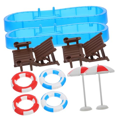 Toddmomy 2Sätze Schwimmpool mit Möbeln Teiliges Puppenhaus Zubehör für Miniaturwelten für Kreative Dekoration und Spielmöglichkeiten Puppenhäusern Toddmomy 2Sätze Schwimmpool mit Möbeln Teiliges Puppenhaus Zubehör für Miniaturwelten für Kreative Dekoration und Spielmöglichkeiten Puppenhäusern von Toddmomy