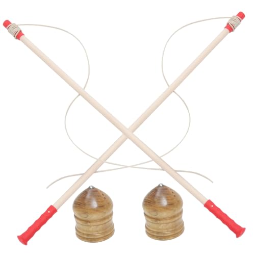 Toddmomy 2Sätze Traditionelles Hölzernes Gyro für Erwachsene Dekompressions Gyro aus Hochwertigem Holz für Drinnen und Draußen Fördert von Toddmomy