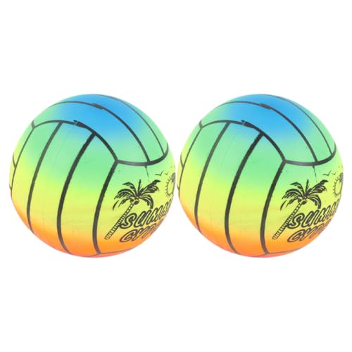 Toddmomy 2Stücke Aufblasbare Regenbogen Volleyball für Ball für Kleinkinder für Indoor und Outdoor Fördert Motorische Fähigkeiten und Hand Auge Koordination Toddmomy 2Stücke Aufblasbare Regenbogen Volleyball für Ball für Kleinkinder für Indoor und Outdoor Fördert Motorische Fähigkeiten und Hand Auge Koordination von Toddmomy