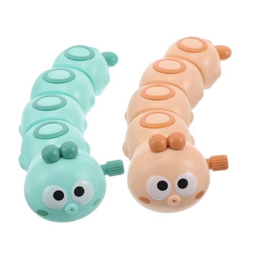 Toddmomy 2Stücke Aufziehbares Raupenspielzeug Flipping Bewegungsspielzeug für Perfektes für Geburtstagsfeiern Farbenfrohe Designs Toddmomy 2Stücke Aufziehbares Raupenspielzeug Flipping Bewegungsspielzeug für Perfektes für Geburtstagsfeiern Farbenfrohe Designs von Toddmomy