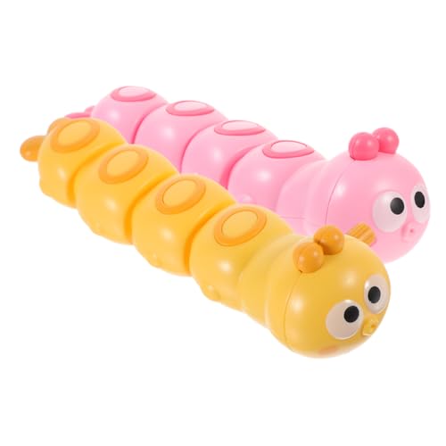 Toddmomy 2stücke Aufzieh-Spielzeug Bunte Krabbelnde Raupe Für Interaktives Mechanisches Spielzeug Sensorischen Entwicklung Für Drinnen Und Draußen von Toddmomy