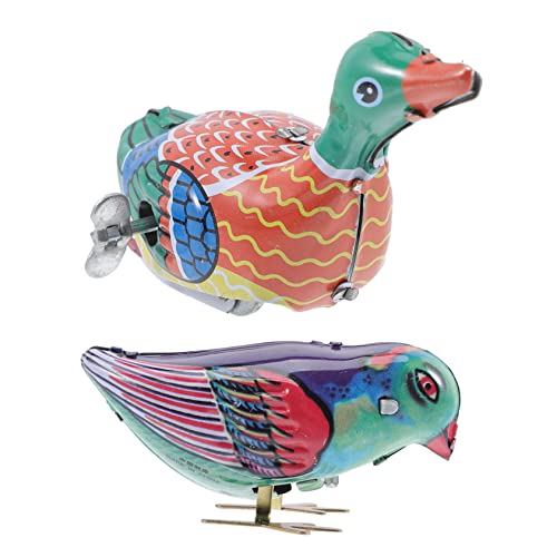 Toddmomy 2Stücke Aufziehspielzeug und Magpie Niedliche Spielzeuge für Lustige Mechanik Spielzeuge für Kleine Sicheres und Langlebiges Design von Toddmomy