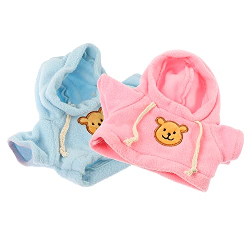 Toddmomy 2Stücke Austauschbare Bärenkleidung für Plüschbären Puppenkostüme und Blaue Sweatshirts Niedliche Puppenkleidung für für Kreative Toddmomy 2Stücke Austauschbare Bärenkleidung für Plüschbären Puppenkostüme und Blaue Sweatshirts Niedliche Puppenkleidung für für Kreative von Toddmomy