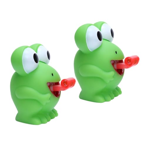 Toddmomy 2Stücke Cartoon Quetschspielzeug für Stressabbau Weiche Frosch Designs Tier für Kreative Partys und Mitgebsel von Toddmomy